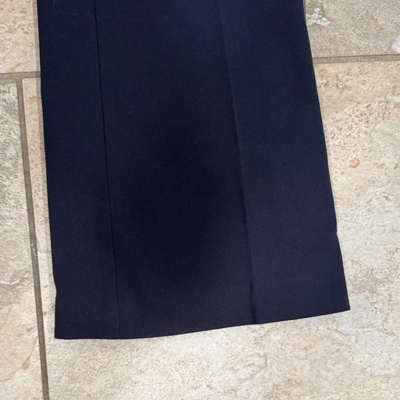 Express Navy Trousers with Gold Accents Size 2R - Picture 4 of 5